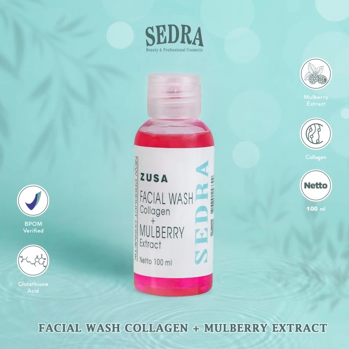 Facial Wash Sedra Collagen With Extract Mulberry